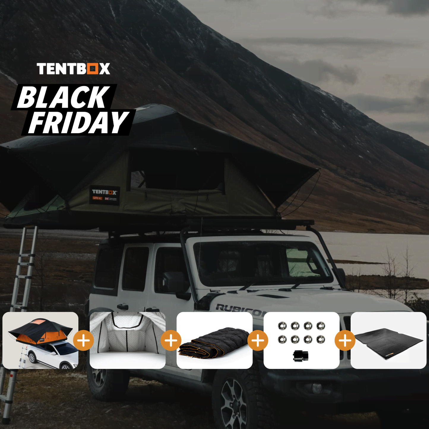 TentBox Lite XL Black Friday bundle